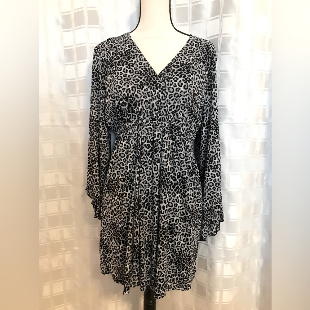 Style & Co. large leopard dress top